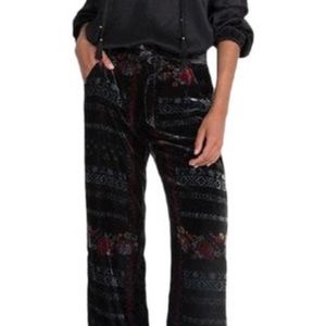 Johnny Was Velvet Feza Pants